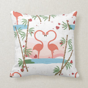 Coussin Flamants roses