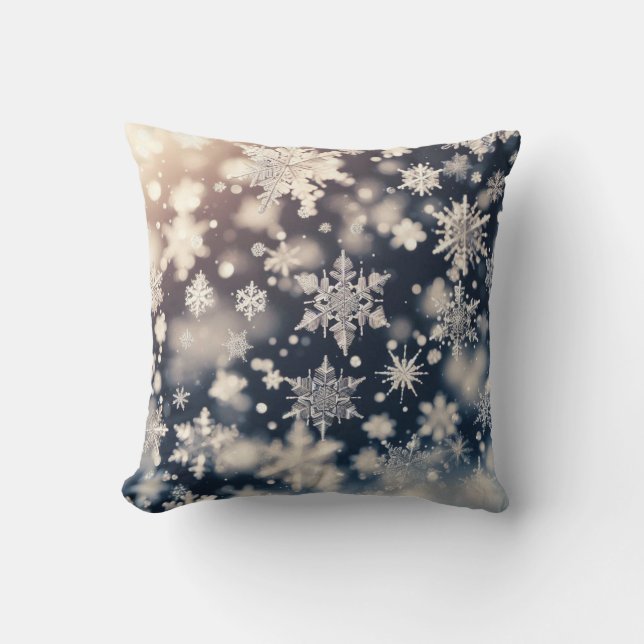 Coussin Flammes de neige / Flutting / (Recto)
