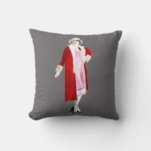 Coussin Flapper vintage fashion lady roaring twenties