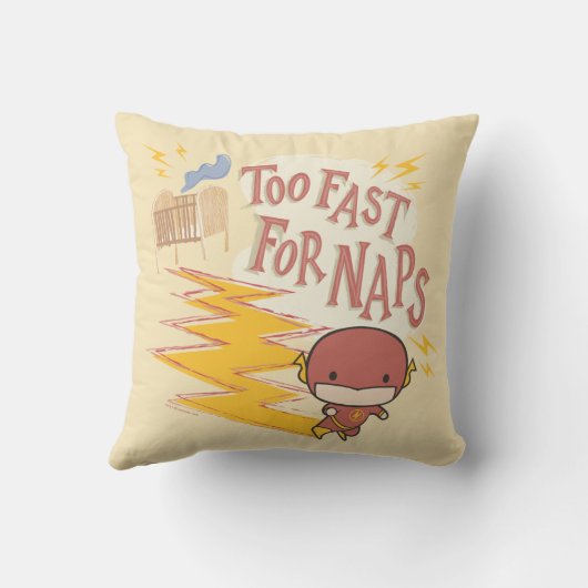 Coussin Flash Chibi | Trop Rapide Pour Les Naps (Verso)