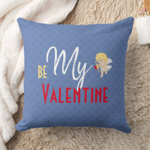 Coussin Flèche de Cupidon Soyez mes Coeurs Valentin Person