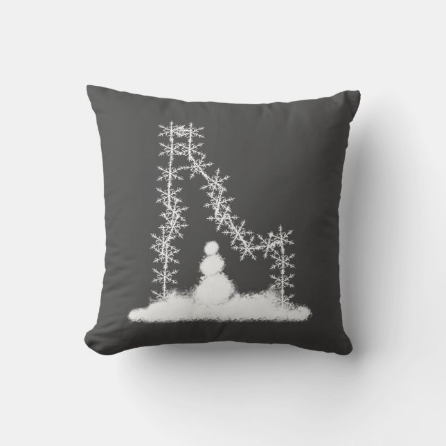 Coussin Flèche de neige de l'Idaho (Recto)