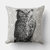 Coussin Flèche Motif Nouveau bébé Garçons Salle Forest Owl (Recto)