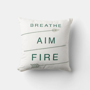 Coussin Flèche Respirer Viser Tirer