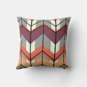 Coussin Flèche rose et violet Mme Toujours droite (Verso)