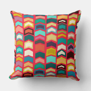 Coussin flèche rouge