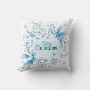 Coussin Flèches blanches de Noël Holly