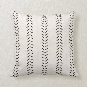 Coussin Flèches en tissu boueux RB