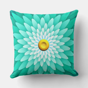 Coussin Fleur bleue Mandala-68566
