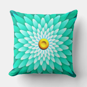 Coussin Fleur bleue Mandala-68566