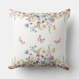 Coussin Fleur Botanique