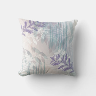 Coussin Fleur botanique abstraite moderne tendance