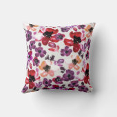 Coussin fleur couleur d'eau (Verso)