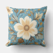 Coussin Fleur crémeuse (Recto)