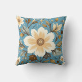 Coussin Fleur crémeuse (Verso)