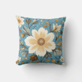 Coussin Fleur crémeuse (Recto)