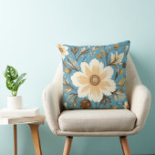 Coussin Fleur crémeuse (Chaise)