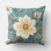 Coussin Fleur crémeuse (Recto)