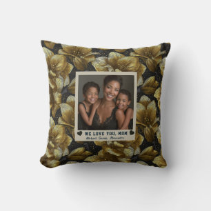 Coussin Fleur d'Amaryllis Belle-Mère Maman Décoration de M