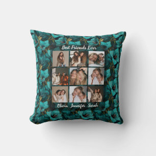 Coussin Fleur d'Amaryllis Meilleures Amies Pour Toujours M