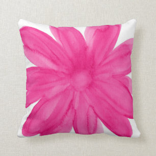 Coussin Fleur d'aquarelle de roses indien