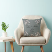 Coussin Fleur d'aquarelle "La maison devient un foyer" bot (Chaise)
