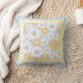Coussin Fleur d'art de campagne jaune (Couverture)