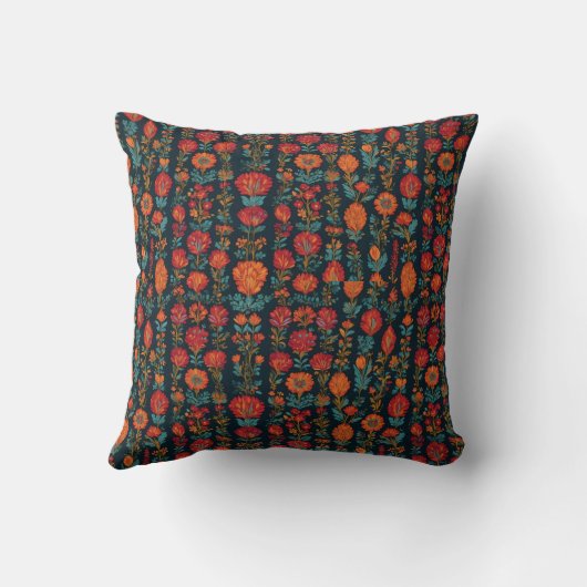 Coussin Fleur d'automne" (Verso)