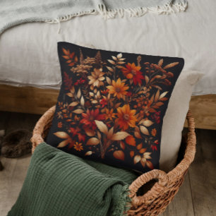 Coussin Fleur d'Automne Rustique