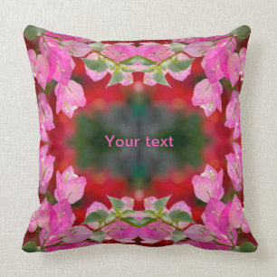 Coussin Fleur de bougainvilliers roses