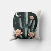 Coussin Fleur de cactus nocturne (Verso)