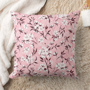 Coussin Fleur de cerisier blanc
