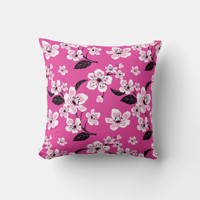 COUSSIN FLEUR DE CERISIER - SAKURA (ROSE) (Recto)