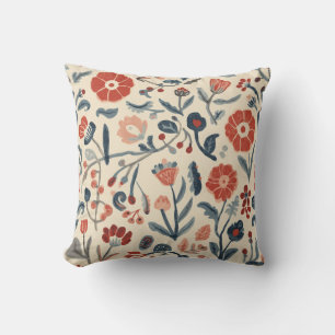 Coussin Fleur de Jardin Botanique Scandinave Nordic Bloom