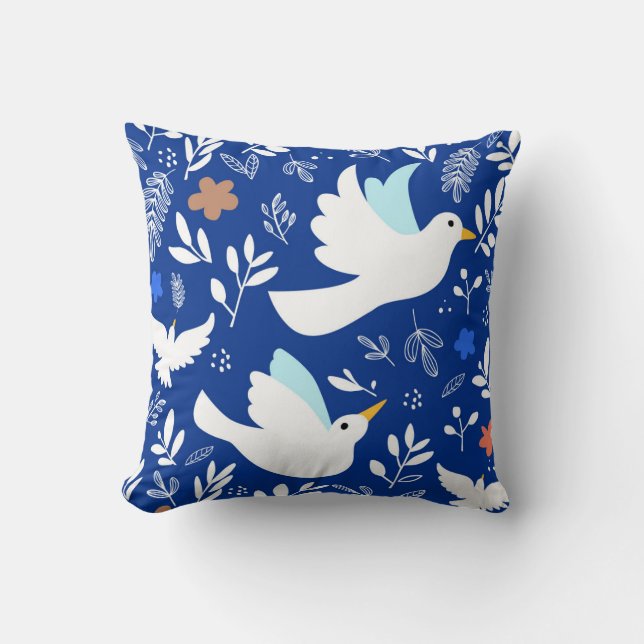 Coussin Fleur de la paix (Recto)