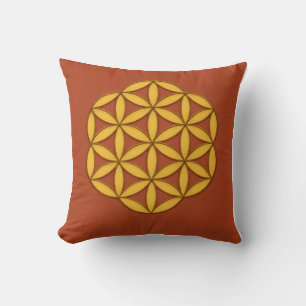 Coussin Fleur de la vie Jeu d'oreiller