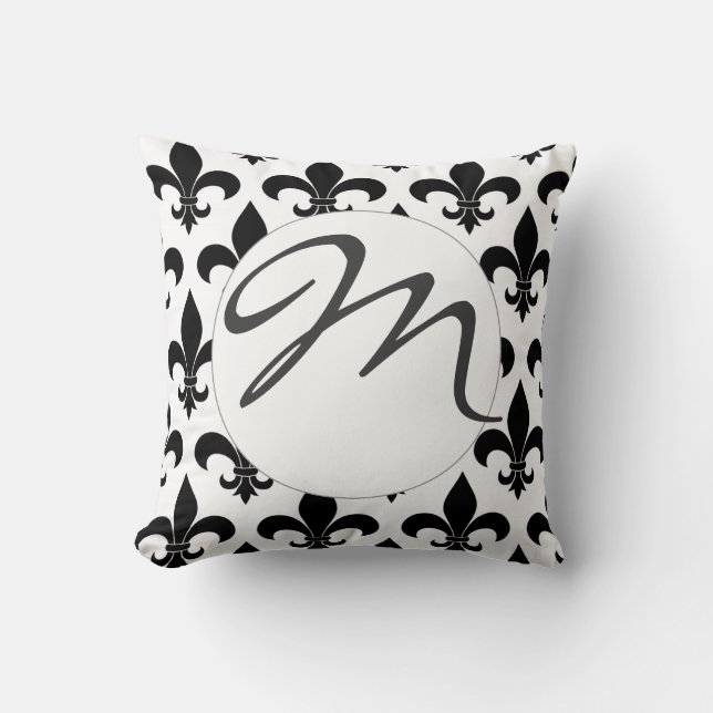 Coussin Fleur de lis Motif Classic (Recto)