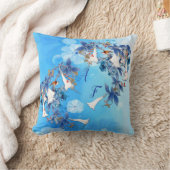Coussin Fleur de lune d'aquarelle blanche (Couverture)