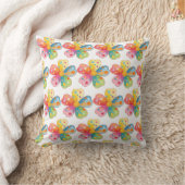 Coussin Fleur de point coloré aquarelle (Couverture)