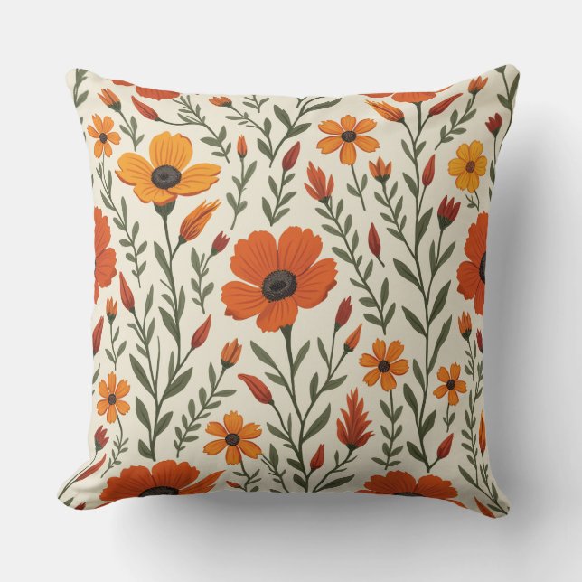 Coussin Fleur de printemps (Recto)