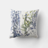 Coussin Fleur d'eau bleue (Verso)