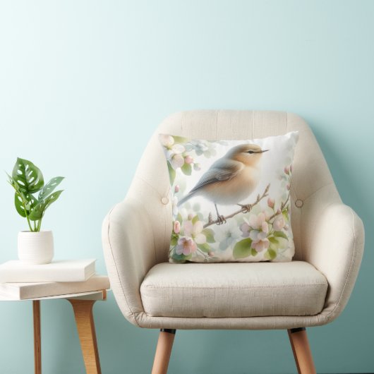 Coussin Fleur d'eau de cerisier à floraison printanière (Chaise)