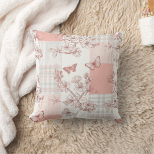 Coussin Fleur d'Élégant Papillon (9)