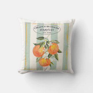 Coussin Fleur d'Oranger - Label Citrus Méditerranéen