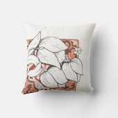 Coussin Fleur Élégante (Verso)