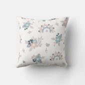Coussin Fleur Et Boho Motif Sans Fil (Verso)