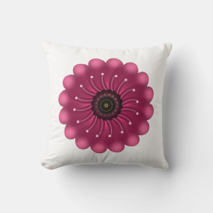 Coussin Fleur Fantastique Rose Luminescente Fleur Floral