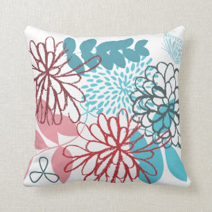 Coussin Fleur fine Cool mignonne Girls Retro Floral