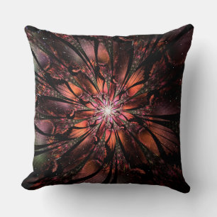 Coussin Fleur imaginaire fractale douce et tendresse