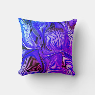 Coussin Fleur Iris Violet / Miami /